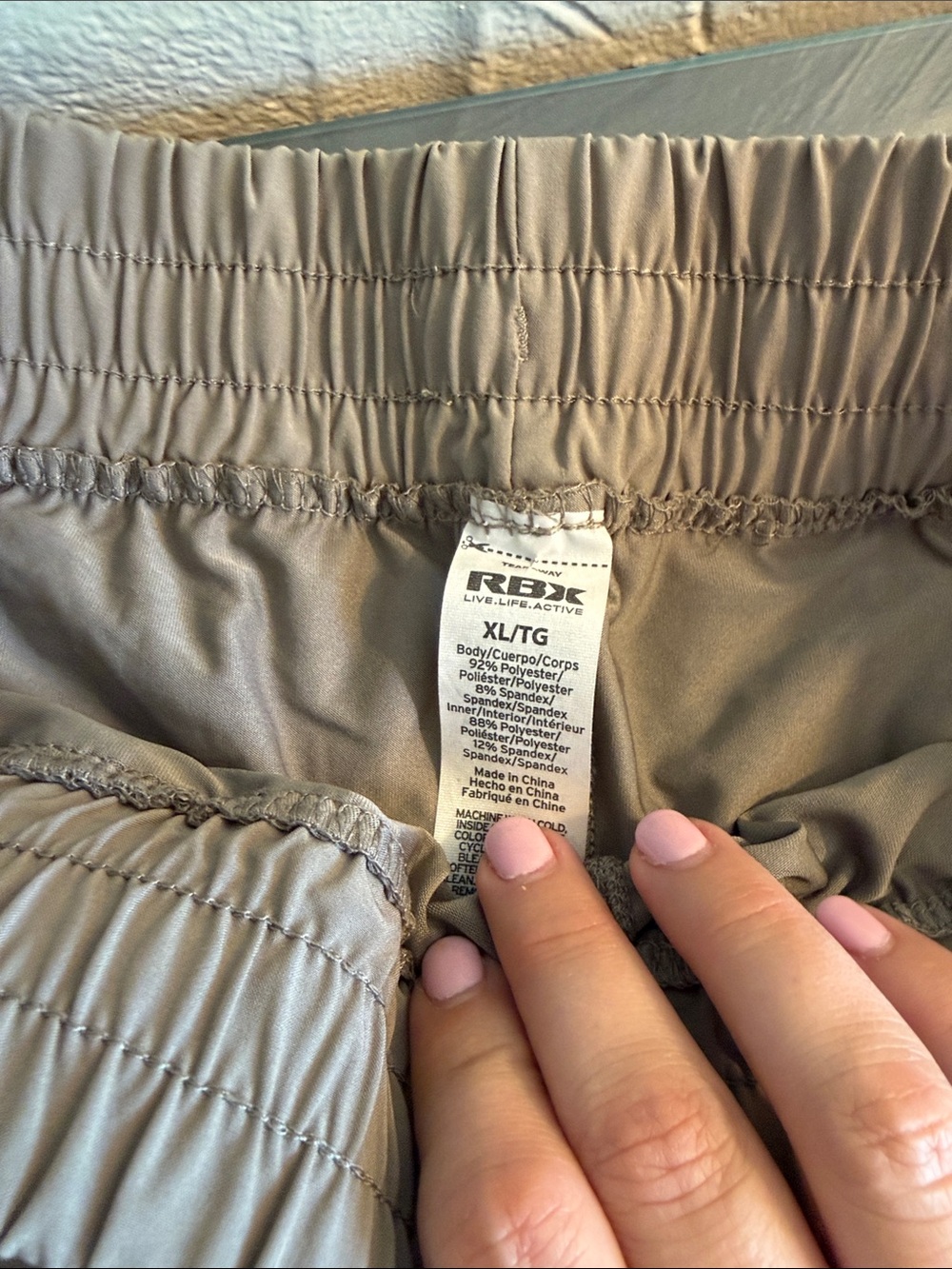 RBX Women's Taupe Athletic Skort - Picture 2 of 6